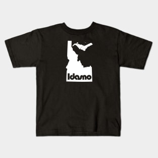 Idasno Board-White Kids T-Shirt